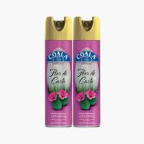 Kit 2x Odorizante de Ambiente Aerossol Coala Flor de Cacto 400ml Fragrância Floral Frutada, Leve e Sofisticada