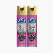Kit 2x Odorizante de Ambiente Spray Coala Flor de Cacto 400ml Fragrância Floral Frutada, Leve e Sofisticada