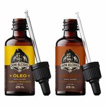Kit 2x Óleo Barba Lemon Bone e Vanilla Coffee Don Alcides