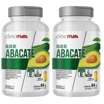 KIT 2X Óleo de Abacate com Vitamina E 1000mg 60 cápsulas - Clinicmais