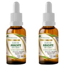 KIT 2X Óleo de Abacate com Vitamina E em Gotas 30ml - Flora nativa