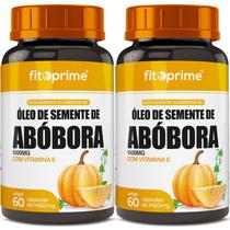 Kit 2x Óleo De Abóbora Extraído A Frio + Vitamina E 60 Cápsulas