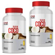 KIT 2X Óleo de Coco 1000mg 60 cápsulas - Clinicmais