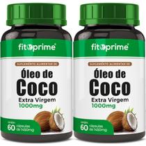 Kit 2x Óleo de Coco Extra Virgem 60 Cápsulas Kit 2x Óleo de Coco Extra Virgem 60 Cápsulas