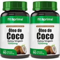 Kit 2x Óleo de Coco Extra Virgem 60 Cápsulas - FitoPrime