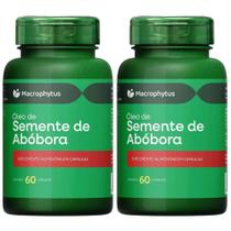 KIT 2X Óleo de Semente de Abóbora 60 cápsulas - Macrophytus