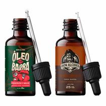 Kit 2x Óleo Para Barba Guaraná e Vanilla Coffee Don Alcides
