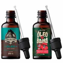 Kit 2X Óleos Para Barba Cálico Jack E Guaraná Don Alcides