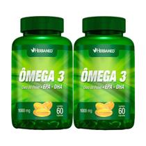 Kit 2X Ômega 3 1000mg - 60 Cápsulas - Herbamed