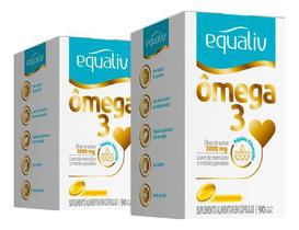 Kit 2x Omega 3 90 Cápsulas (Total 180caps) Equaliv