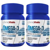 KIT 2X Ômega 3 do Alaska 1400mg 60 cápsulas - Clinicmais