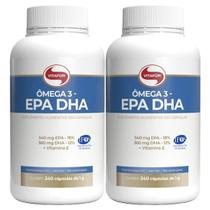 Kit 2X Ômega 3 EPA DHA - 240 Cápsulas 1g - Vitafor