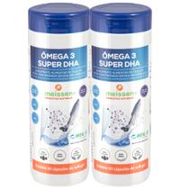 Kit 2x Omega 3 Meg-3 Super DHA 60 Capsulas - Meissen