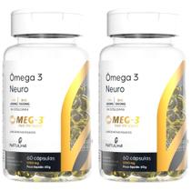 Kit 2X Ômega 3 Neuro Meg-3 20% Epa / 50% Dha 60 Softgels