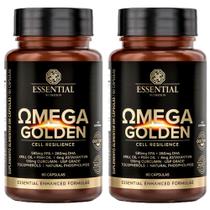 Kit 2X Ômega Golden 60 Cápsulas Essential Nutrition