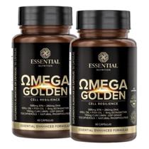 Kit 2x Omega Golden - Cell Resilience - 60 Capsulas cada - Essential Nutrition