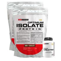 Kit 2x Optimum Isolate Whey Protein 900g + Power Creatina 100g - Bodybuilders Kit 2x Optimum Isolate Whey Protein 900g + Power Creatina 100g - Bodybuilders