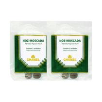 Kit 2x Pacote Noz Moscada Bola 2 Un - CHAMEL