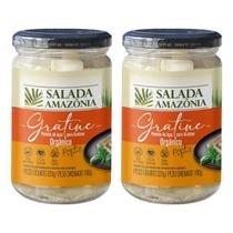 Kit 2X: Palmito Açaí Gratine Orgânico Salada Amônia 320G