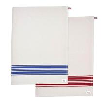 Kit 2X Pano Cozinha Vermelho + Azul 70x50cm - Staub