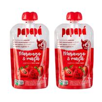 Kit 2x: Papinha Orgânica Papapá de Maçã e Morango - 100g Kit 2x: Papinha Orgânica Papapá de Maçã e Morango - 100g