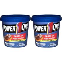 Kit 2X Pasta de Amendoim Chocolate com Avelã - 1005g - Power One Kit 2X Pasta de Amendoim Chocolate com Avelã - 1005g - Power One