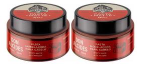 Kit 2x Pasta Modeladora Efeito Matte Barba Negra Don Alcides