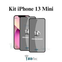 Kit 2x Películas 3D de Vidro Privacidade para Iphone 13 Mini