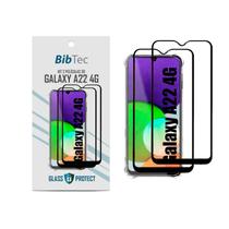 Kit 2X Películas 3D Vidro 9H para Samsung Galaxy A22 4G Tela toda