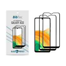 Kit 2X Películas 3D Vidro 9H para Samsung Galaxy A33 Tela toda