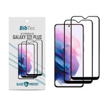 Kit 2X Películas 3D Vidro 9H para Samsung Galaxy S21 PLUS Tela toda