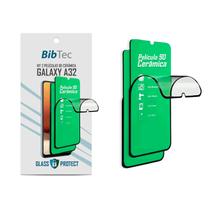 Kit 2x Películas Cerâmica Protetora para Samsung Galaxy A32 4G - 9D CERAMICA