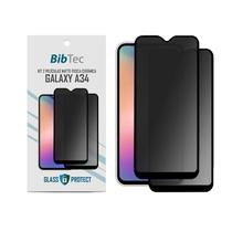 Kit 2X Películas de Cerâmica 9D Matte Fosca para Samsung Galaxy A34 Tela toda