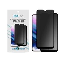 Kit 2X Películas de Cerâmica 9D Matte Fosca para Samsung Galaxy S21 Tela toda