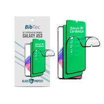 Kit 2X Películas de Cerâmica Inquebrável 9D para Samsung Galaxy A53 Tela toda