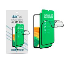 Kit 2X Películas de Cerâmica Inquebrável 9D para Samsung Galaxy M33 Tela toda
