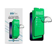 Kit 2X Películas de Cerâmica Inquebrável para Samsung Galaxy S23 PLUS Tela toda