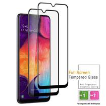 Kit 2x Películas de Vidro 3D Blindada Samsung Galaxy A50 + Kit Aplicação