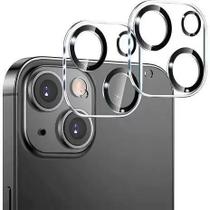 Kit 2x Películas de Vidro Protetoras Câmera Lente para iPhone 13 / 13 Mini - 9H GLASS 3D
