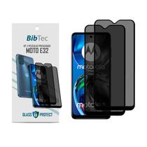 Kit 2X Películas Privacidade 3D Anti Espião para Motorola MOTO E32 Tela toda