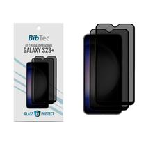 Kit 2X Películas Privacidade 3D Anti Espião para Samsung Galaxy S23 PLUS Tela toda