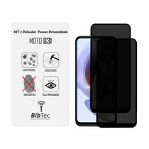 Kit 2x Películas Privacidade Fosca Para Motorola Moto G31
