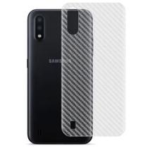 Kit 2x Películas Traseiras Fibra Carbono Galaxy A01