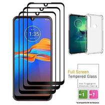 Kit 2x Películas Vidro 3D Moto G8 Plus + Kit Aplicação + Capa Anti Shock Kit 2x Películas Vidro 3D Moto G8 Plus + Kit Aplicação + Capa Anti Shock