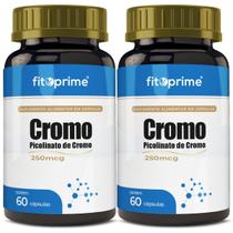 Kit 2x Picolinato de Cromo 250mcg 60 Cápsulas Kit 2x Picolinato de Cromo 250mcg 60 Cápsulas