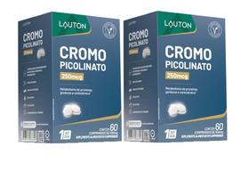 Kit 2x Picolinato De Cromo 250mcg 60 Comprimidos Lauton Kit 2x Picolinato De Cromo 250mcg 60 Comprimidos Lauton