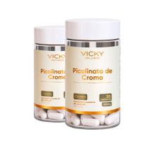 Kit 2x Picolinato De Cromo Suplemento Metabólico Vicky Wellness