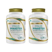 Kit 2x Pinus Pinaster 200mg + Vit E, Selênio e Zinco 60 Cápsulas Flora Nativa