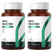 KIT 2X Pinus Pinaster com Vitamina E, Zinco e Selênio 60 cápsulas - Natulha KIT 2X Pinus Pinaster com Vitamina E, Zinco e Selênio 60 cápsulas - Natulha