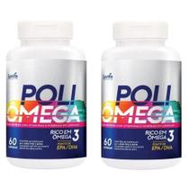 Kit 2X - Poli Vitamínico Multi Rico Em Ômega 3 Epa Dha 1000mg 60